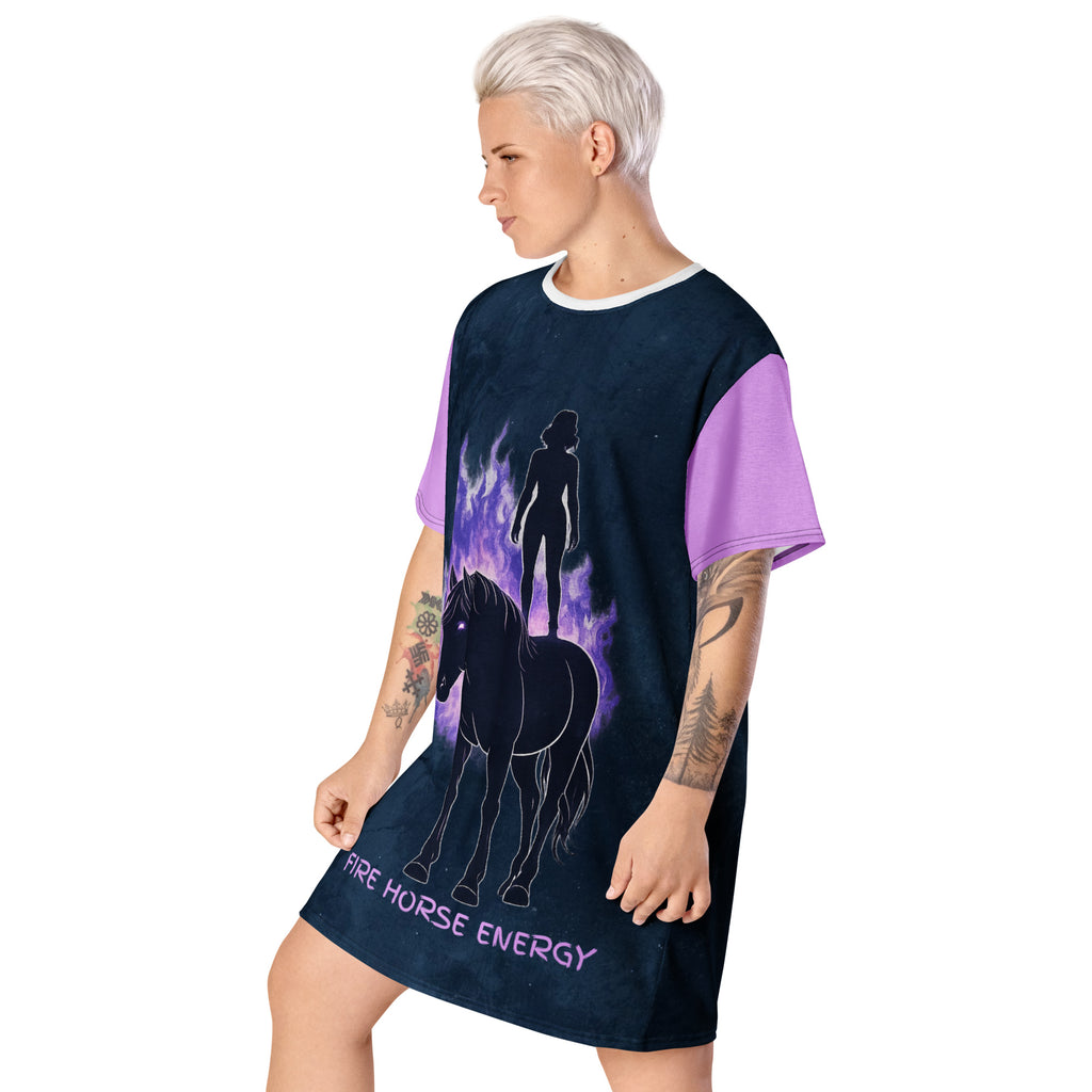 Fire Horse Energy - Tee dress